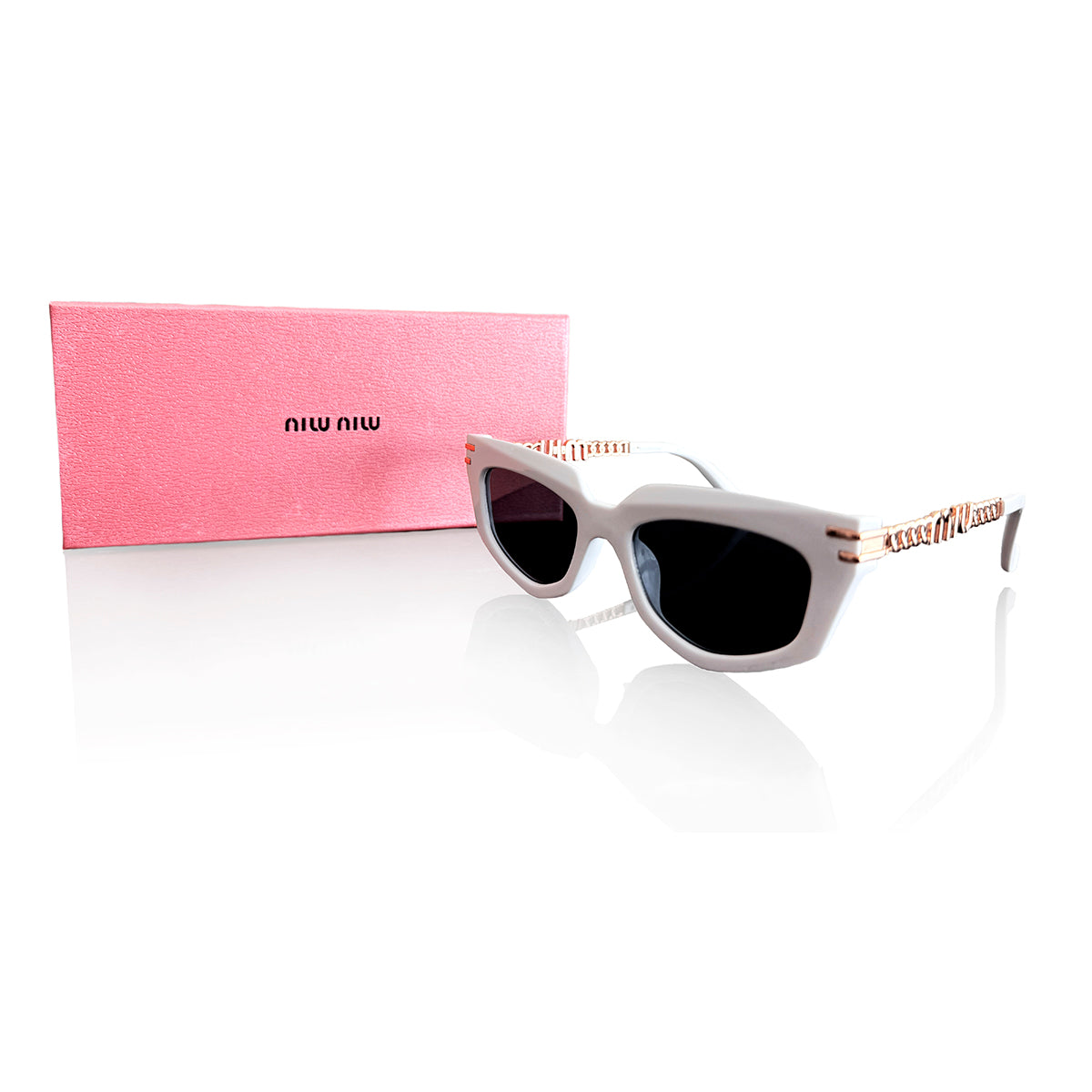 Miu Miu Lentes De Sol Blanco
