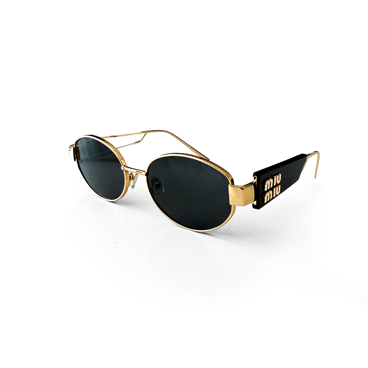 Miu Miu Lentes De Sol Dorados
