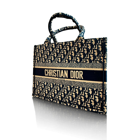 Christian Dior Book Tote Bag Mediana