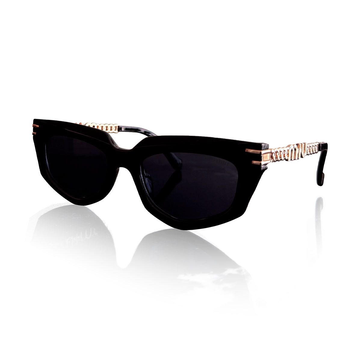 Miu Miu Lentes De Sol Negro